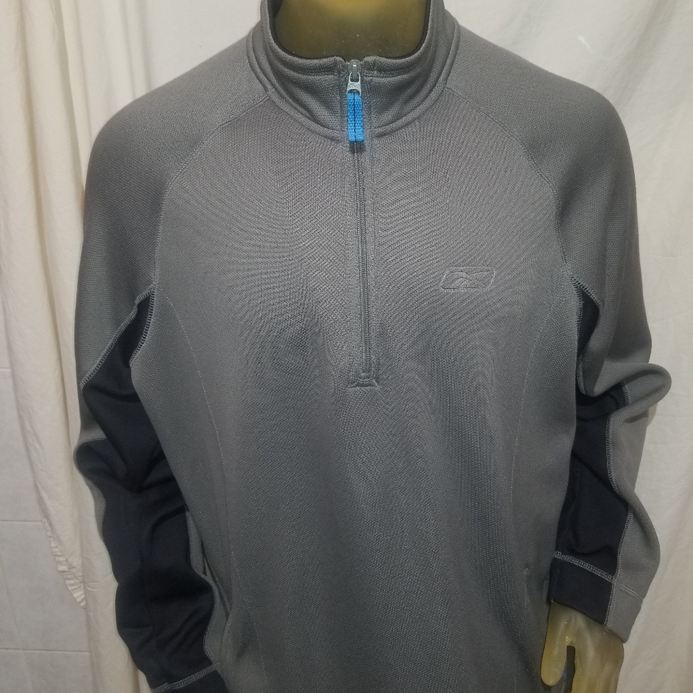 Mens  Reebok XL Performance Fleece 1/4 Zip